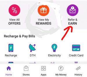 Phonepe refer and earn