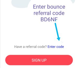 Bounce referral code is bd6nf. Get rental bikes 3 Enter bounce referral code