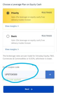 select your leverage plan