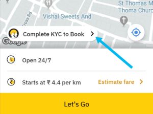 Complete your Vogo KYC to book