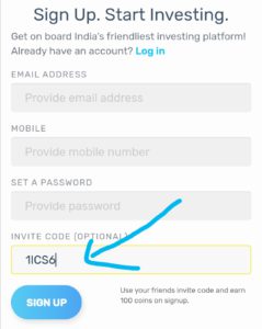 Apply Kuvera invite code 