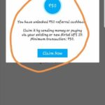 you have unlocked RS.50 referral cashback.