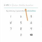 enter mobile number on airtel app