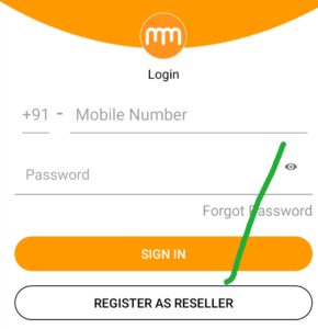 Register as seller on milmila