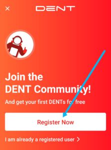 Dent referral link |Get 100 dent points 2 Dent app register now