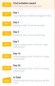 Earn 250 from helo refer 