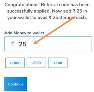 Add money to Mobikwik wallet