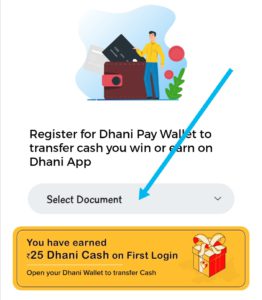 Click on Select document option