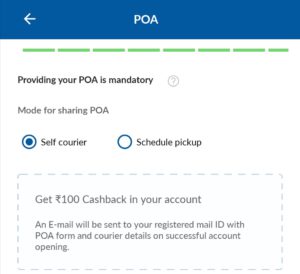 Select Self Courier here