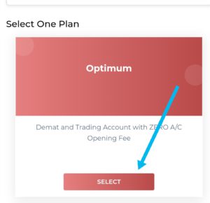 you have to select plan