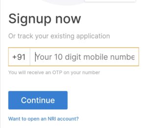 Enter your mobile number