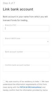 Link your bank account