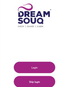 Click on login option