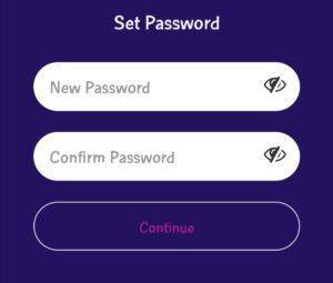Set a new password