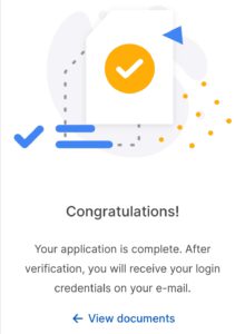 You will be redirected to congratulations  page