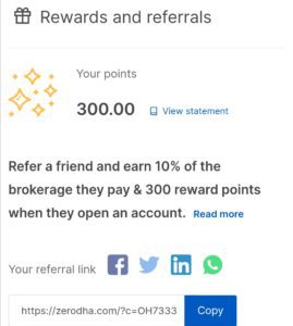 Zerodha referral link