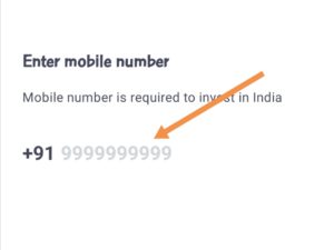 Enter your mobile number and click on Send OTP.