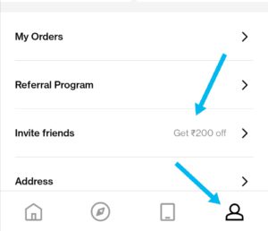 Oneplus invitation code is oneplusjjcr8a. 50 off 3 Click on profile > invite friends option to apply referral code