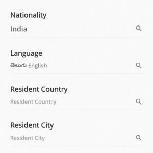 Fill your level 1 KYC