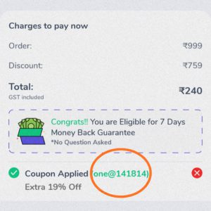 Vidyakul promo code - one@141814 . extra 20% off 1 Vidyakul promo code