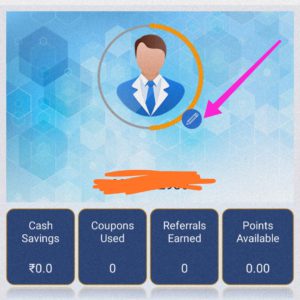 Update your profile by clicking on the Account > profile option