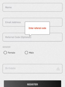 Enter myglamm referral code 