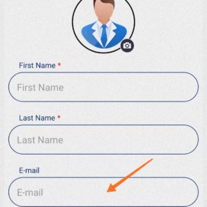 Enter your First Name, last name and your email