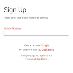 Enter your mobile number
