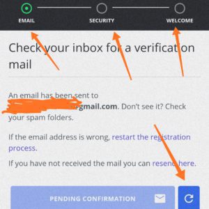 Verify your email id