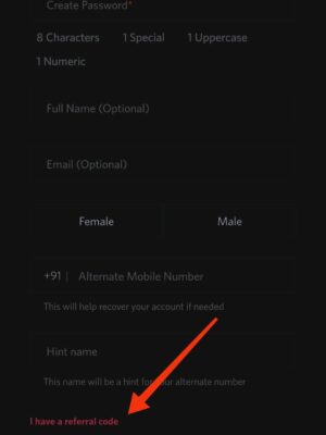 Apply Myntra referral code