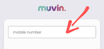 Muvin app referral code is "fBA8OB3V". Get ₹25 3 Enter your mobile number muvin app