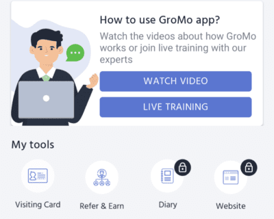 Gromo Referral code is "XKMZ8296". Refer & Earn 5% 6 Gromo Refer & Earn