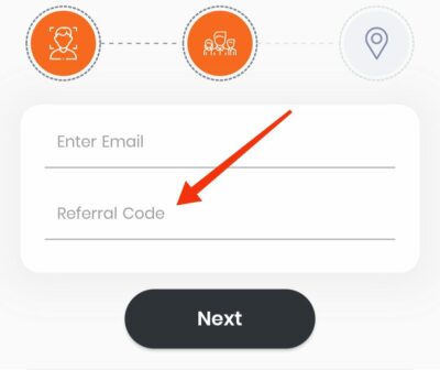 BankSathi Referral code is 51729712. Sell Financial products 6 Enter email and BankSathi Referral code