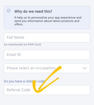 Gromo Referral code is "XKMZ8296". Refer & Earn 5% 4 Enter Gromo Referral code