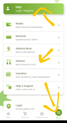 Daily Moo Referral code MM5r6i818. Refer & Earn Rs.100 5 Daily moo Refer & Earn