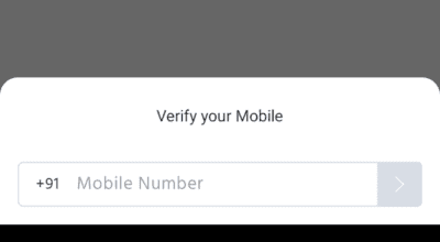 Gromo Referral code is "XKMZ8296". Refer & Earn 5% 3 Enter mobile number