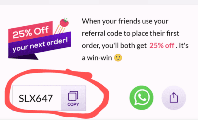 Zepto app referral code