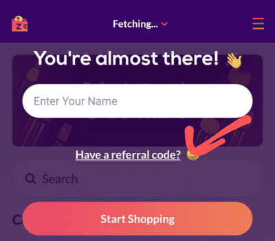 Apply zepto app referral code