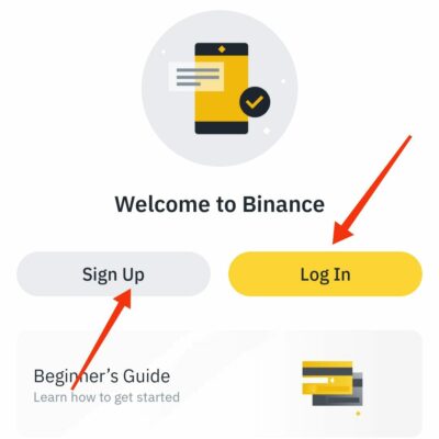 Binance account Signup or login