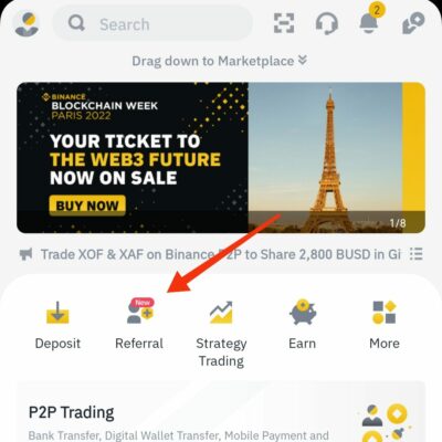 Binance Refer and earn