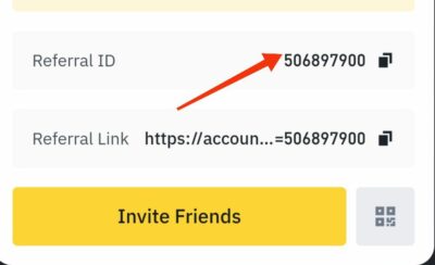 Binance Referral code