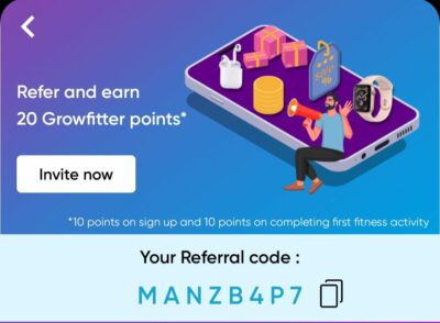 Growfitter referral code