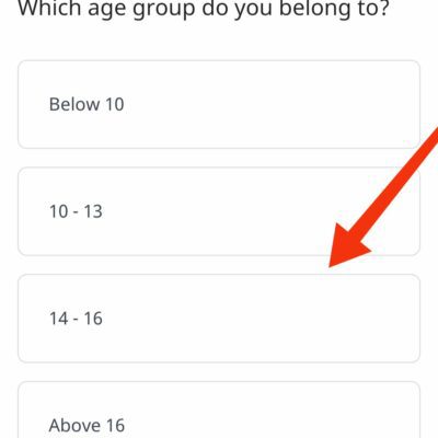 CuriousJr Referral code, link | 50 coins on signup 3 CuriousJr select your age Group