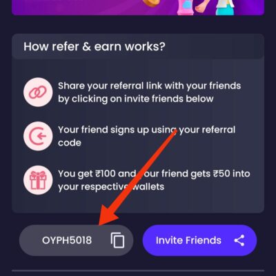 Frolic Referral code 
