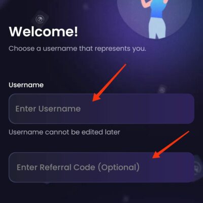 Enter Frolic Referral code
