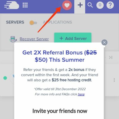 Cloudways Refer and Earn