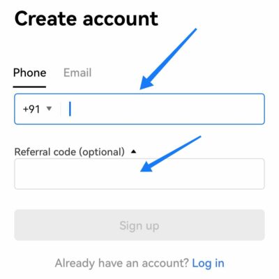 Enter Okx Referral code 