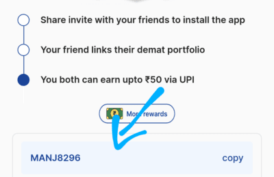 Univest Referral code