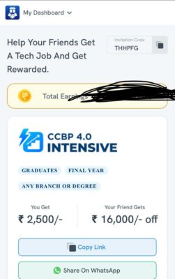 ccbp nxtwave Refer & Earn