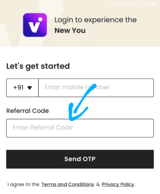 Virgio Referral code